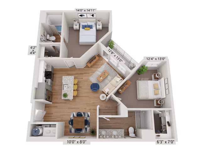 B3 - Garnet 6108 floor plan